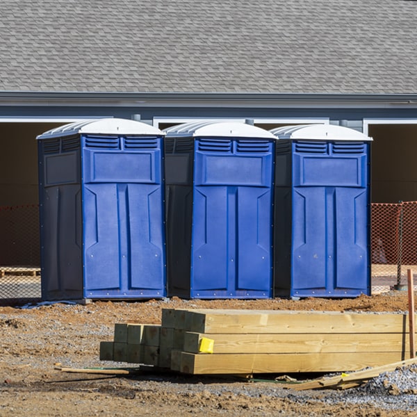 how can i report damages or issues with the porta potties during my rental period in Stanfield NC